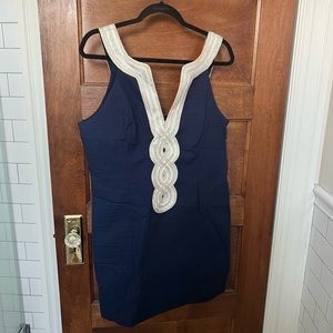 NWT Lilly Pulitzer valli shift dress in navy